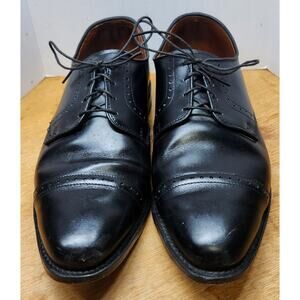 Allen Edmonds Clifton Cap Toe Oxfords 10 3E Made in USA Black Leather Shoes